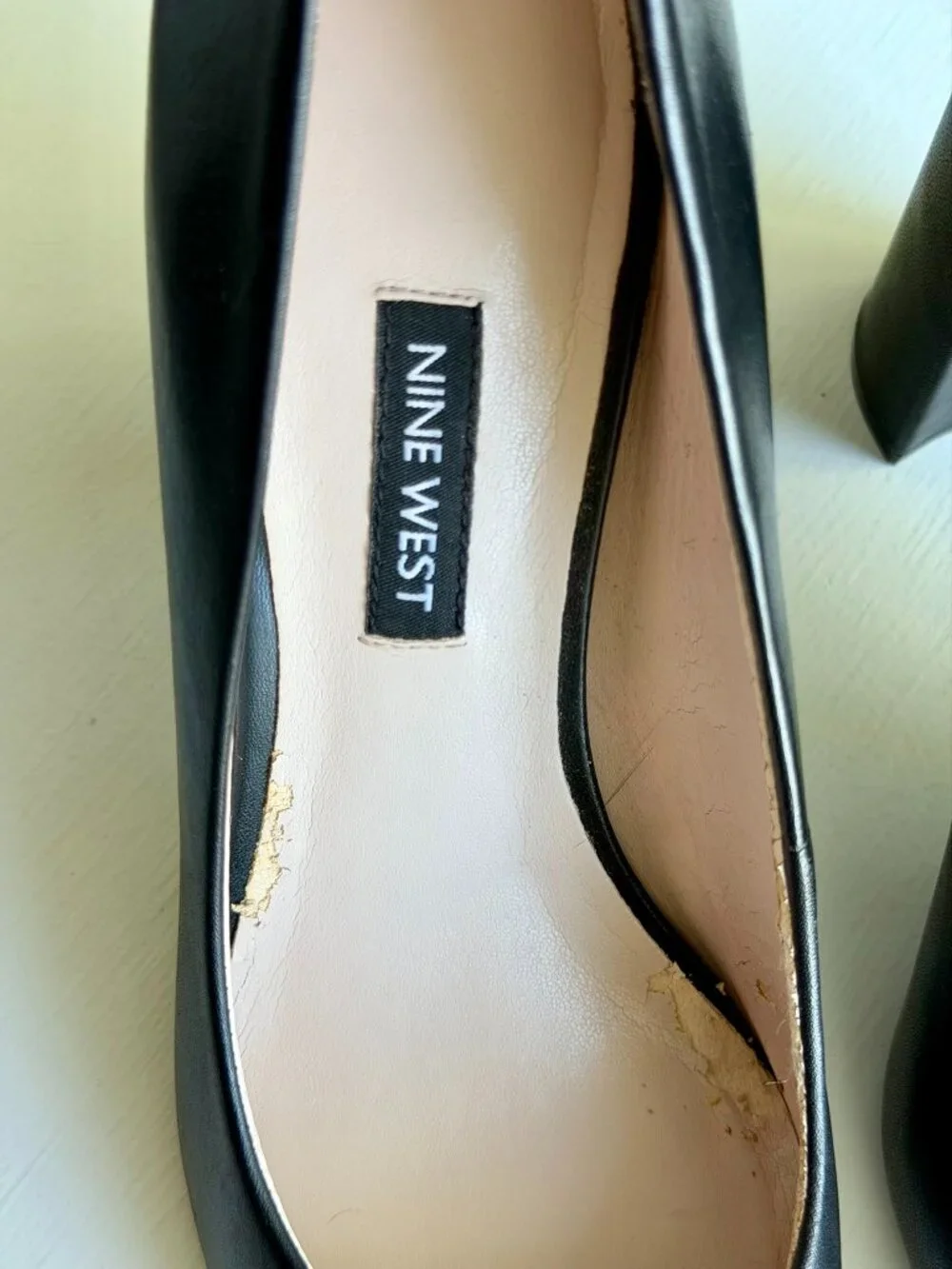 Nine West Astoria 9x9 Block Heel Pumps, Black Size 7M, Classic and Comfy